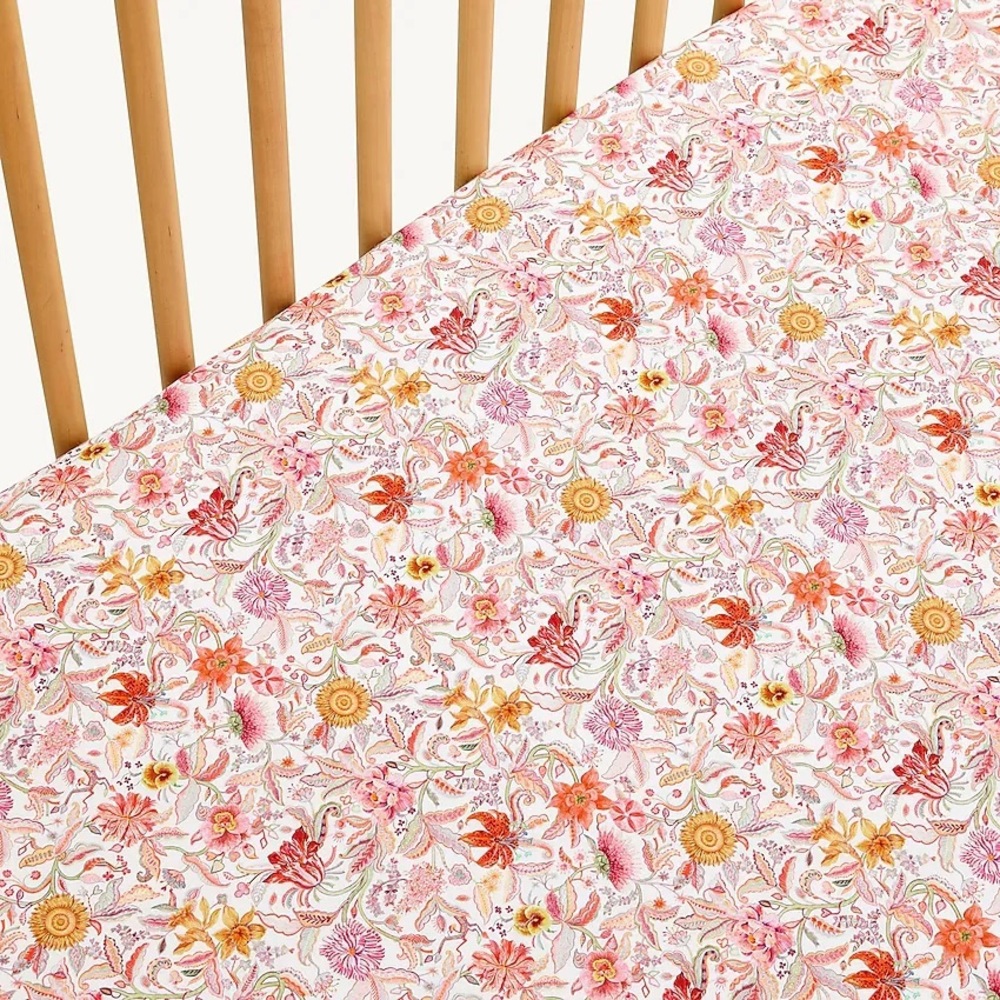 J. Crew x Liberty crib sheet